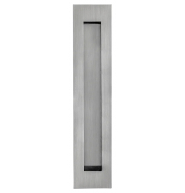 Shell for sliding door TUPAI 2639 - Brushed stainless steel